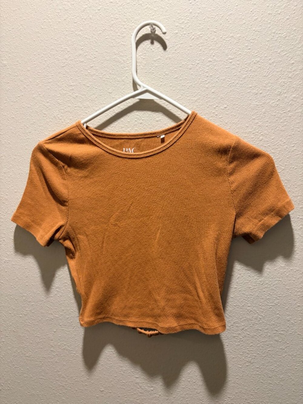 Pacsun Caramel/Golden Brown Crop Top - Small